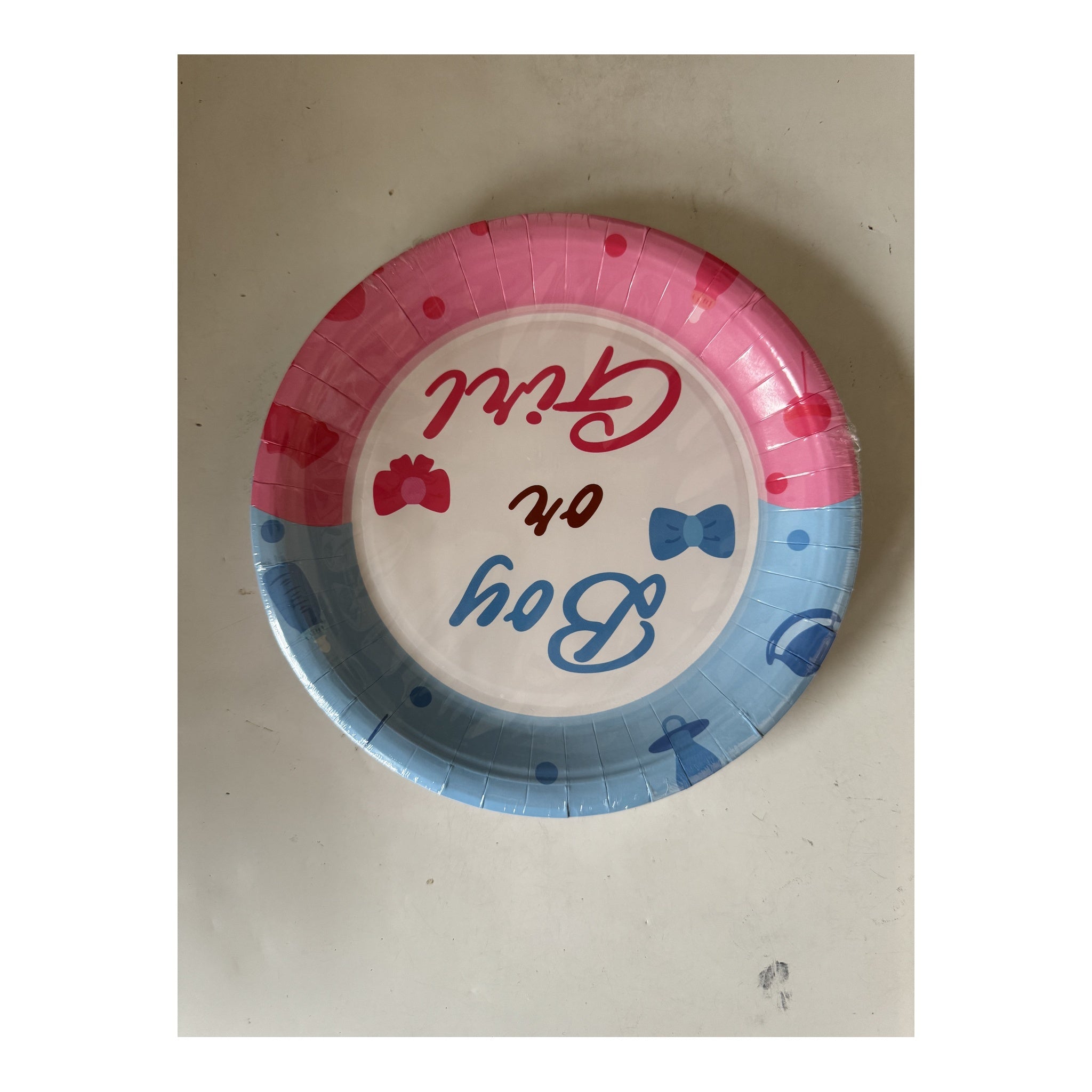 7"Paper Plate 24 ct G/Reveal 24Pk/Cs
